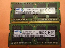 Samsung 16GB (2X8GB)PC3L-12800S DDR3-1600 Laptop Memory M471B1g73db0-yk0-
sho... - $112.36