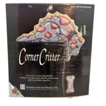 Corner Critter Spike Dinosaur Counted Cross Stitch Kit Designs 8105 NEW - $8.88