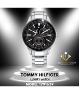 Tommy Hilfiger Men’s Quartz Stainless Steel Black Dial 44mm Watch 1791639 - £96.93 GBP
