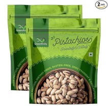 Whole Roasted Salted Pistachios (Pack of 2) 400g Pista - £17.94 GBP