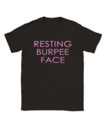 Funny T shirt  tee shirt T-shirt apparel t shirt resting burpee face cre... - $36.67 CAD+