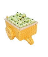 Fitz and Floyd Candy Box with Lid Fitz Omnibus Village Green Apple Annie... - £16.98 GBP