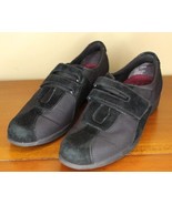 Munro Joliet Women’s Size 7.5 N Sneakers Loafers Black Flats Suede &amp; Fabric - $53.27 CAD