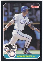 JUMBO 1987 Donruss Action All-Stars Large Baseball Card George Brett #27 - $1.97