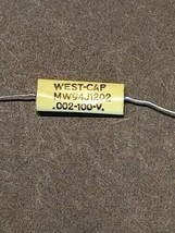 2000PF .002 100V WEST-CAP AXIAL CAPACITOR mw94j1202 NOS - $5.05