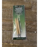 Clover Premium Bamboo Knitting Needles No 15 10.0mm - $218.04 MXN