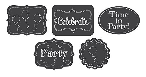 Creative Converting 5 Count Chalkboard Assorted Cutouts - $4.94