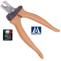 MILLERS FORGE ORANGE HANDLE MEDIUM NAIL CLIPPER w/SAFETY GUARD DOG PET G... - $22.52 CAD