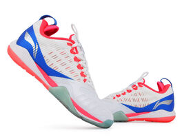 LI-NING Cool Shark 2.0 Women&#39;s Badminton Shoes Indoor Shoes White NWT AY... - $71.91