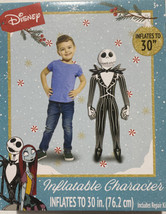 Disney&#39;s Nightmare Before Christmas Jack the Inflatable Skeleton Inflates to 30&quot; - £9.93 GBP