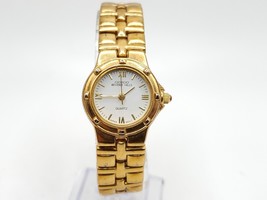 Giorgio Beverly Hills Watch Women New Battery Gold Tone White Dial 22mm - $29.99