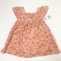 NWT Baby Bgosh girls size 9 months Orange floral dress With Bloomers - £15.19 GBP