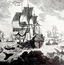 Dutch &amp; Hamburg Whalers Arctic 1926 Nautical Antique Print Whale Hunting... - $458.41 MXN