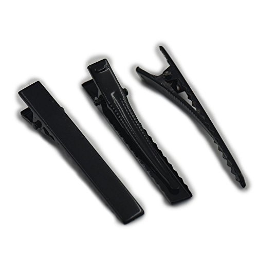 50 pcs 45MM 1.77&quot; Square Hair Clips Alligator Teeth Clip Prong womens Ba... - $6.03