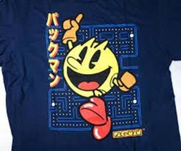 Pac-Man Pakku Japanese Retro Arcade Video Game T-Shirt Men&#39;s XL New Geek Fuel - £14.82 GBP