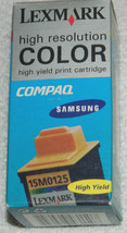 New Genuine Original Lexmark Color Ink Cartridge #15M0125 / Factory Sealed - £6.85 GBP