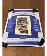 Vintage 1986 Original VHS Release Poster  AMERICAN BANDSTAND Dick Clark ... - $636.56 MXN