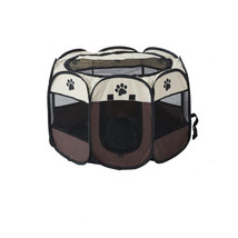 Portable Dog Playpen Foldable Pet Playpen Camping Tent For Dogs Cats - £36.62 GBP