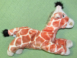 Aurora 12&quot; Flopsie Giraffe Stuffed Animal B EAN Bag Plush Tan Spots Cuddly Toy - £7.08 GBP