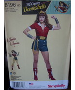 Pattern 8197 DC Comics Wonder Woman sizes 6-14 - £5.56 GBP