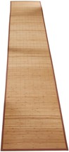 The 23&quot; X 118&quot; Miles Kimball Bamboo Non-Slip Runner With Nylon, And Entranceway. - £39.13 GBP