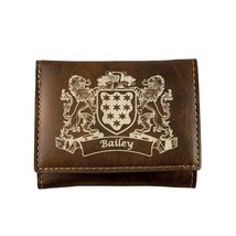 Bailey Irish Coat of Arms Rustic Leather Wallet - £19.71 GBP