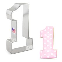 Large Number One #1 Cookie Cutter | Made in USA | Ann Clark Cookie Cutters - £4.00 GBP
