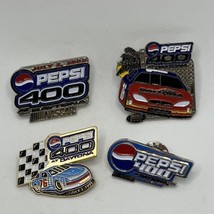 Pepsi 400 Daytona Speedway Florida Race NASCAR Racing Enamel Hat Pin Lot Of 4 - £11.76 GBP