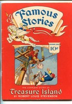 Famous Stories #1-1942-TREASURE ISLAND- STEVENSON-SOUTHERN STATES-fn+ - £143.03 GBP