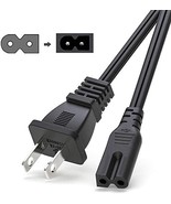 DIGITMON 2 Prong Power Cord Wall Cable Compatible with Brother, Singer, ... - £9.23 GBP