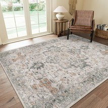 Genimo 5-By-7 Area Rugs For Living Room - Machine Washable,, Light Taupe... - $64.93