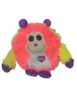 Ty Monstaz Murphy Pink Yellow Monster Stuffed Animal 2013 5.5&quot; - $19.83 CAD