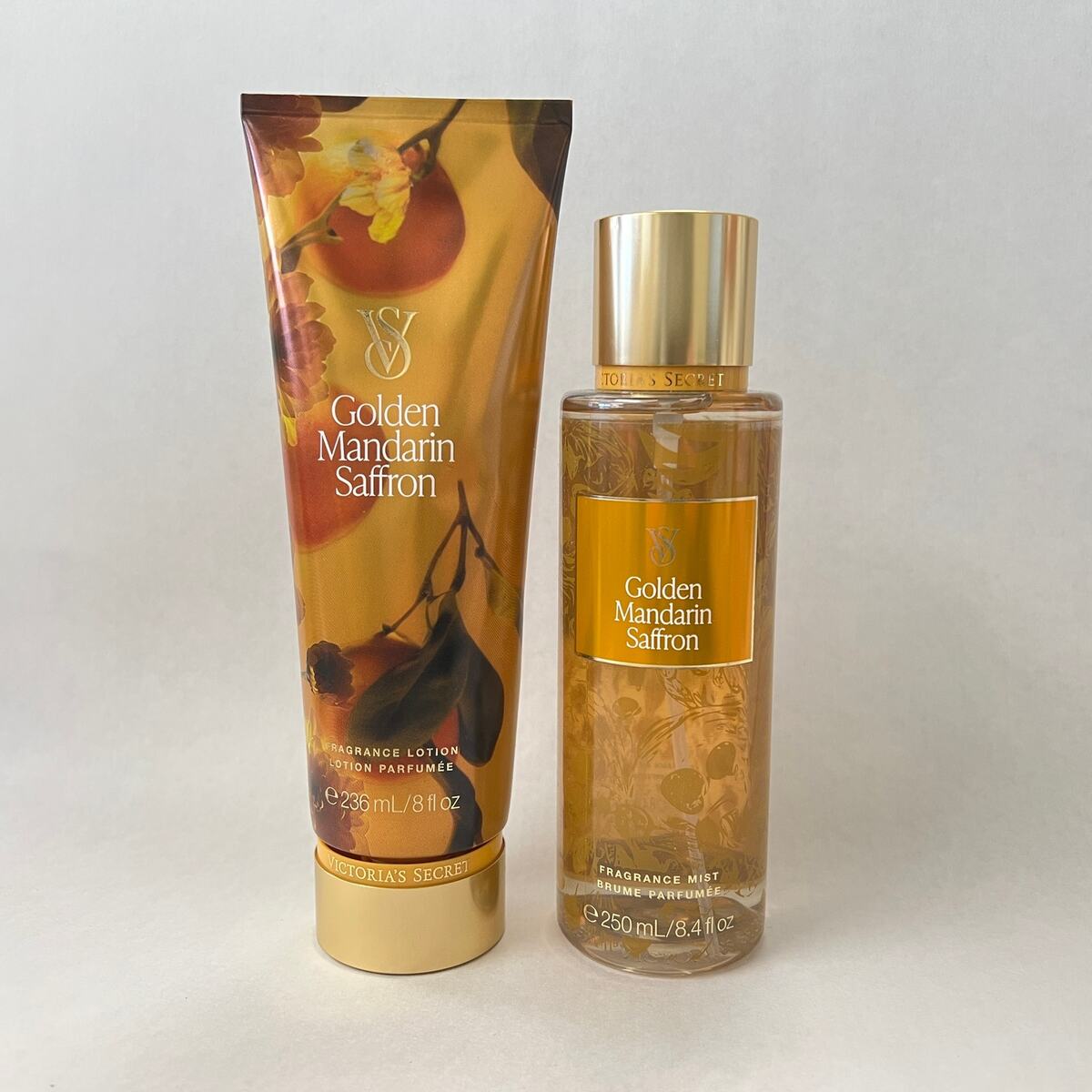 Victoria&#39;s Secret Golden Mandarin Saffron Mist &amp; Body Lotion - $35.64