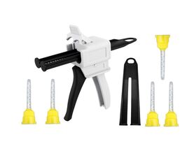 Dental Impression Universal Cartridge Dispenser Delivery Gun 77580 &amp; 5 n... - $15.83