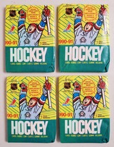 1990-91 OPC O-Pee-Chee Hockey Lot of 4 (Four) Sealed Unopened Packs Gretzky -** - £16.35 GBP