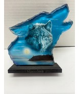 Mystic Spirit Bradford Exchange Mysteries of the Wild Wolf Howling Figurine - $369.07 MXN