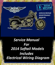 2014 Harley Davidson Softail Models Workshop Service Repair Maintenance ... - $22.95
