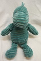 Carter&#39;s SOFT MUTED TEAL RIBBED DINOSAUR 12&quot; BABY Plush STUFFED ANIMAL TOY - $336.63 MXN