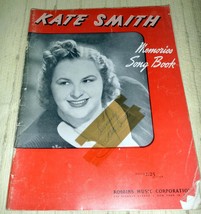 Kate Smith Memories Song Book - Signed Autograph Sheet Music Folio - £15.78 GBP