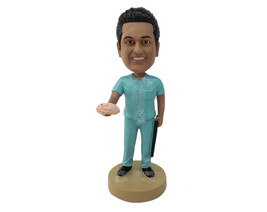 Custom Bobblehead Surgeon With Brains In His Hand - Careers &amp; Professionals Medi - £71.12 GBP