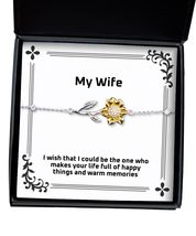 Joke Wife, I Wish That I Could be The one who Makes Your Life Full of Happy Thin - £39.07 GBP