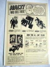 1966 Ad G.I. Joe Club Ski Patrol, Mountain Troops, 5 Star Jeep Hassenfield Bros. - £6.28 GBP