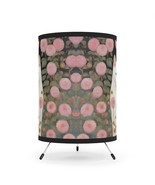 White Cat Pink Flowers Tripod Table Lamp USCA plug - $1,863.07 MXN