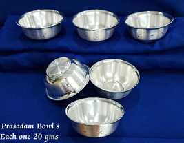 BIS HALLMARKED 925 Silver Prasadam Bowl - pure silver gift items - Retur... - £30.37 GBP+