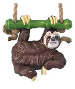 Sloth 20490 Figurine Garden Swinger Indoor Outdoor Decor Blue Sky Clayworks - $508.92 MXN