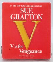 V is for Vengeance by Sue Grafton – Audiobook CD Abridged Edition - $9.77