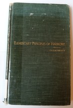 FIRST ED, Elementary Principles of Harmony For School &amp; , Dr. S. Jadasso... - $259.41 MXN