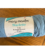 Mary Maxim Starlette Worsted Wt Acrylic yarn color 73 Medium Blue - $4.48 CAD