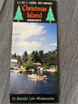 Christmas Island Resort Motel Cottages Laconia NH Brochure Phil Clair Roux - $17.50