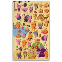 ✰ CUTE HAMSTER STICKERS Chi Chi Sheet Animal Raised Vinyl Scrapbook Stic... - $3.40 CAD